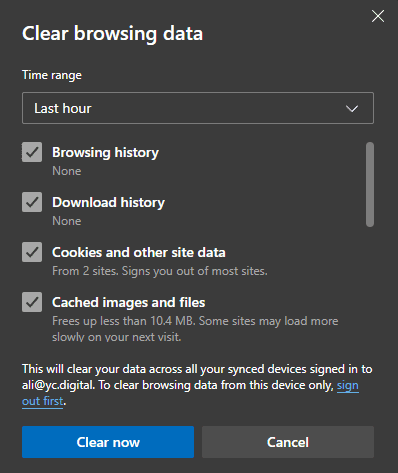 Edge4 Cleaning Cache