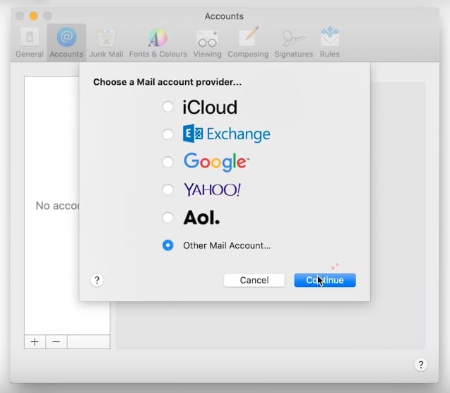 Apple Mail - Email Hosting provider